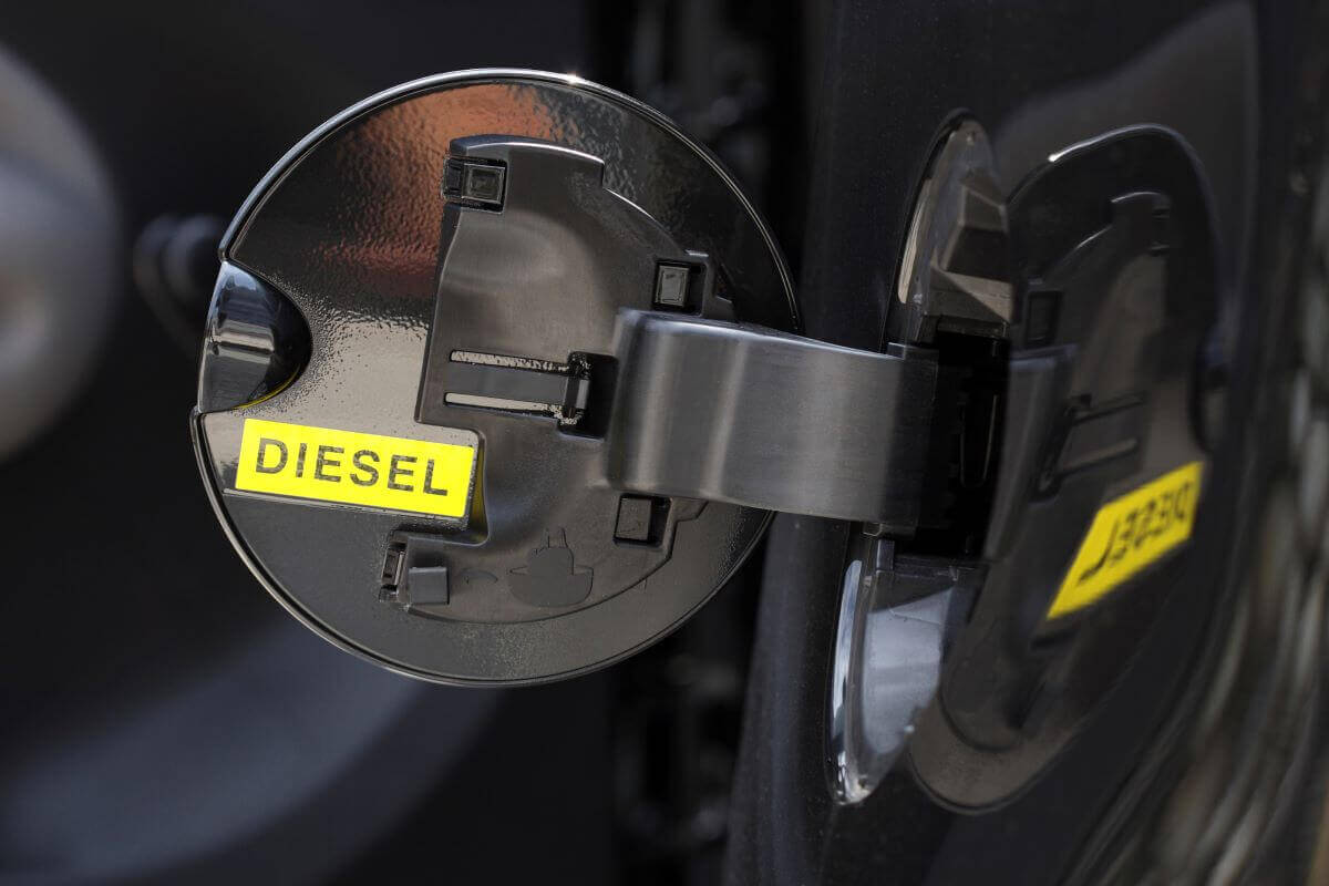 tappo del serbatoio del carburante per auto diesel
